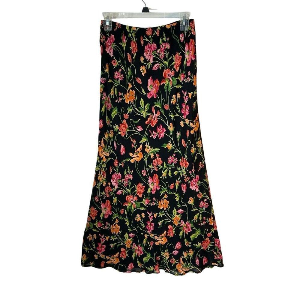 Vintage 90s Floral Maxi Skirt, 8. 90210 boho flowermarket
